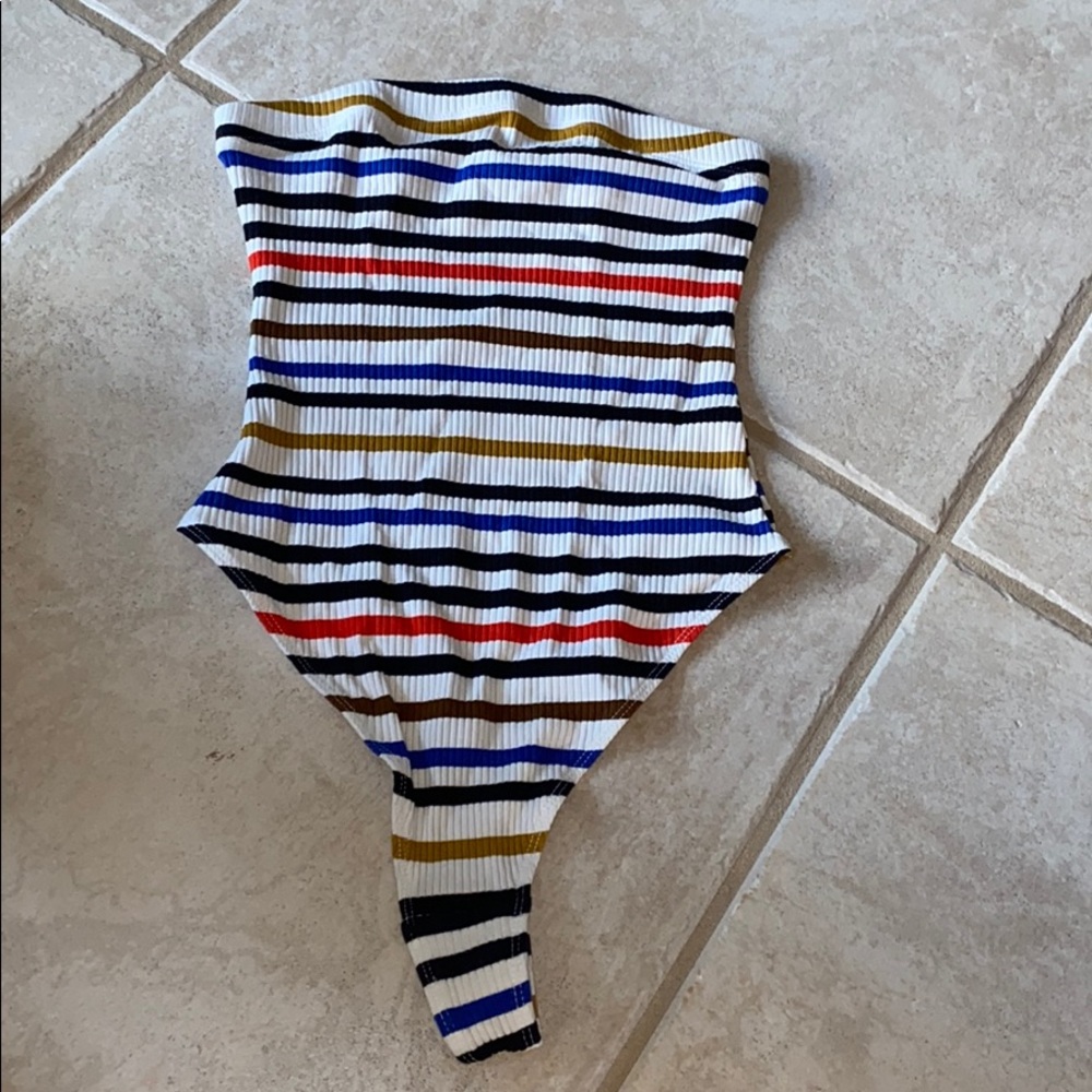 Striped Bodysuit